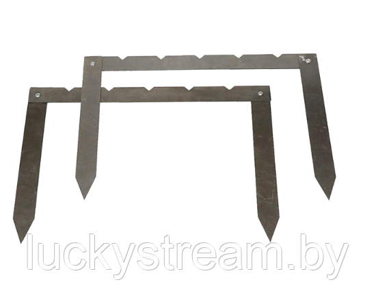 Мангал походный Следопыт складной (2 стойки), 500х350 мм, толщина 0,8 мм