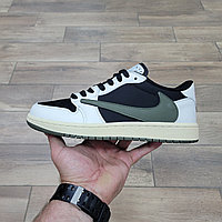 Кроссовки Air Jordan 1 Retro Low OG SP "Travis Scott - Olive" 42