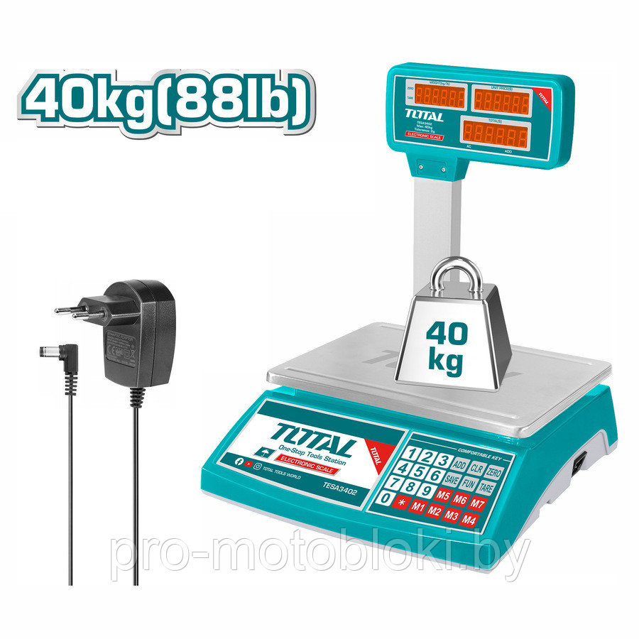 Весы электронные 40 кг TOTAL TESA3402 - фото 1 - id-p207510414