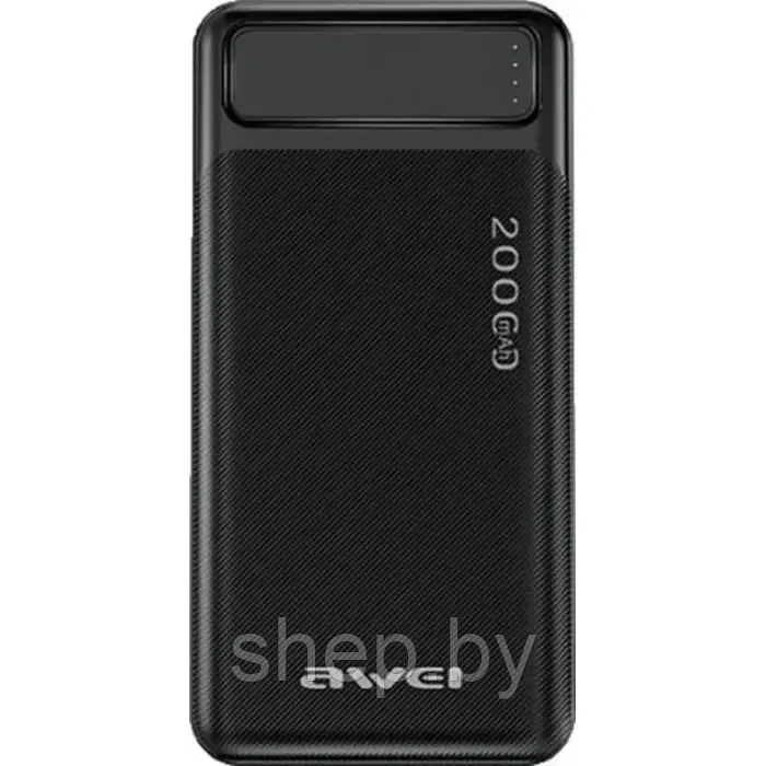 Внешний аккумулятор Power Bank AWEI P6K 20000 mAh - фото 2 - id-p207589000