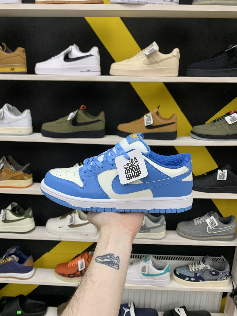 Кроссовки Nike Dunk SB Low Coast Blue White - фото 1 - id-p185997749