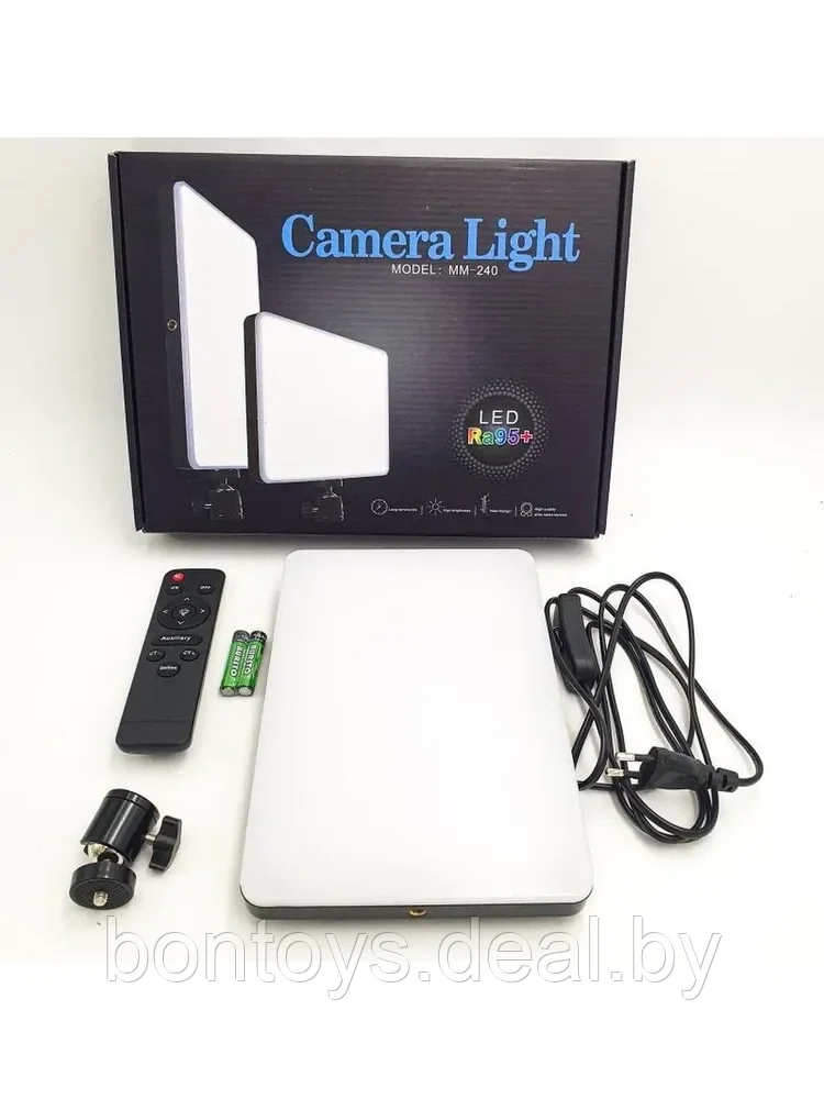 LED лампа для фотостудии Camera light MM-240 с пультом - фото 2 - id-p207590345