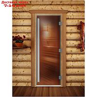 Дверь "Престиж", размер коробки 170 × 70 см, левая, цвет бронза
