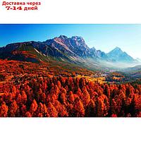 Фотобаннер, 300 × 200 см, с фотопечатью, люверсы шаг 1 м, "Осень в горах"