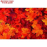 Фотобаннер, 300 × 200 см, с фотопечатью, люверсы шаг 1 м, "Осенние листья"