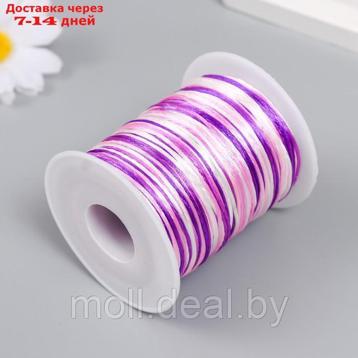 Шнур для творчества "Фиолетовая дымка" намотка 90±2 м толщина 1 мм 7х5,6х5,6 см - фото 2 - id-p207108316