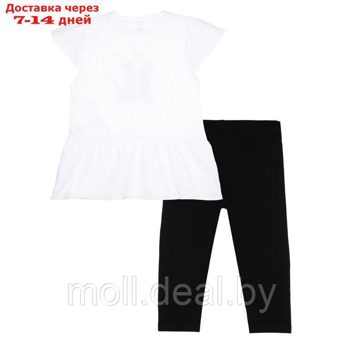 Комплект для девочек: футболка, бриджи, рост 128 см - фото 2 - id-p207531823