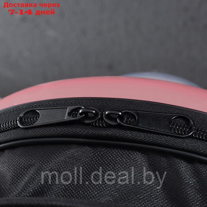 Рюкзак для переноски животных с окном для обзора, 32 х 25 х 42 см, розовый - фото 4 - id-p207108365