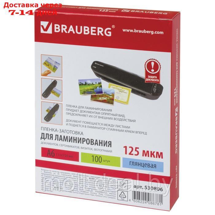 Пленки-заготовки для ламинирования 100 штук, для формата А6, 125 мкм - фото 2 - id-p207538048