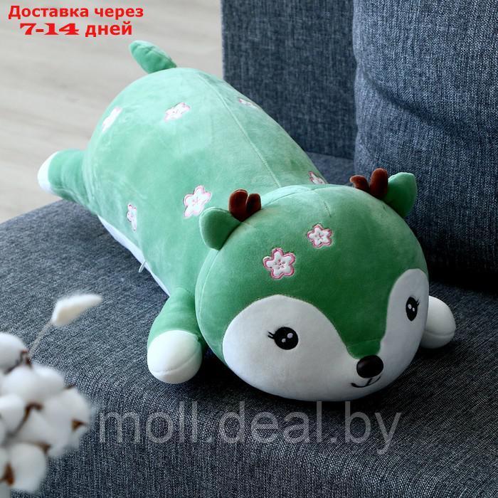 Мягкая игрушка-подушка "Олененок", 60 см, цвет зеленый - фото 1 - id-p207534008