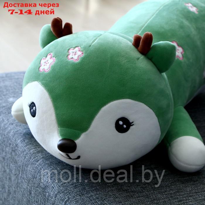 Мягкая игрушка-подушка "Олененок", 60 см, цвет зеленый - фото 2 - id-p207534008