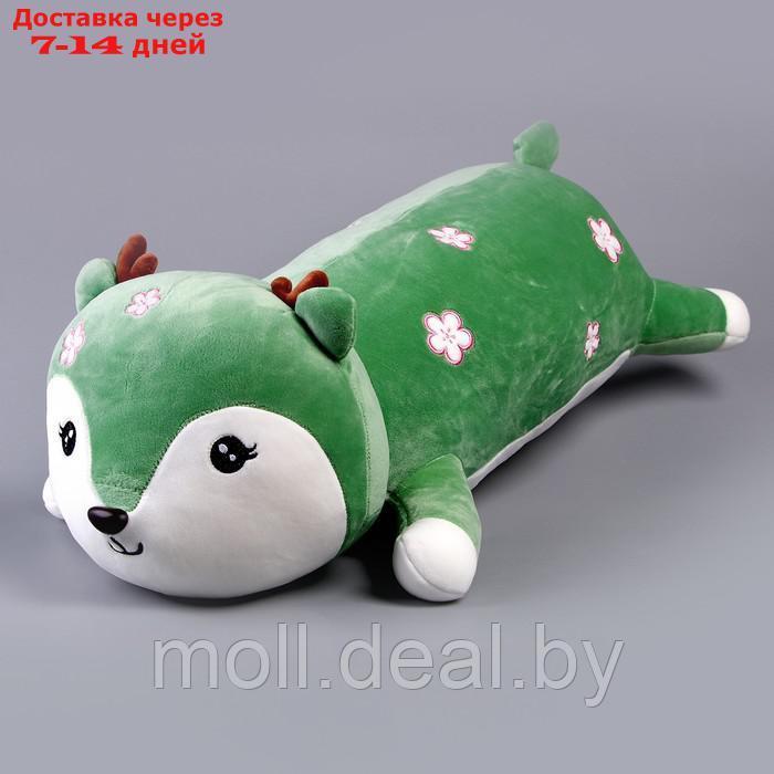 Мягкая игрушка-подушка "Олененок", 60 см, цвет зеленый - фото 4 - id-p207534008