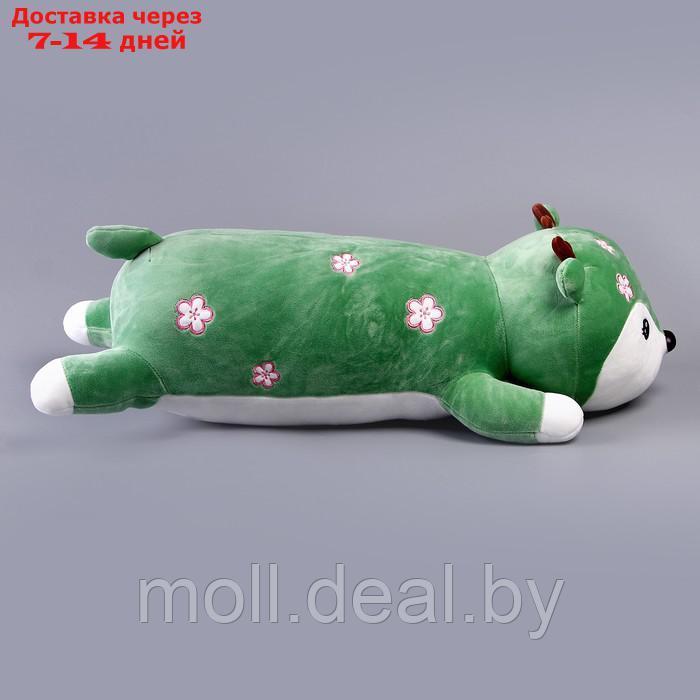 Мягкая игрушка-подушка "Олененок", 60 см, цвет зеленый - фото 5 - id-p207534008