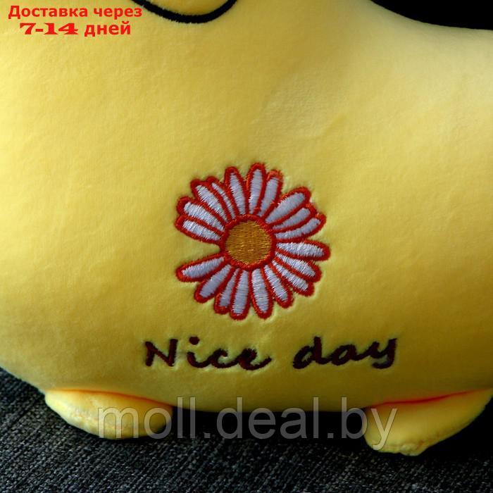 Мягкая игрушка-подушка "Курочка", 60 см, цвет желтый - фото 4 - id-p207534009