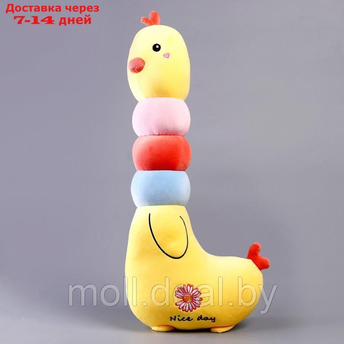 Мягкая игрушка-подушка "Курочка", 60 см, цвет желтый - фото 6 - id-p207534009