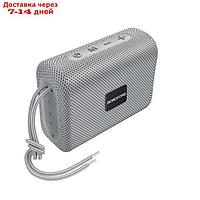 Портативная колонка Borofone BR18 Encourage, 5 Вт, BT5.1, FM, microSD, USB, 500 мАч, серая