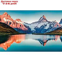 Фотобаннер, 300 × 200 см, с фотопечатью, люверсы шаг 1 м, "Горное озеро"