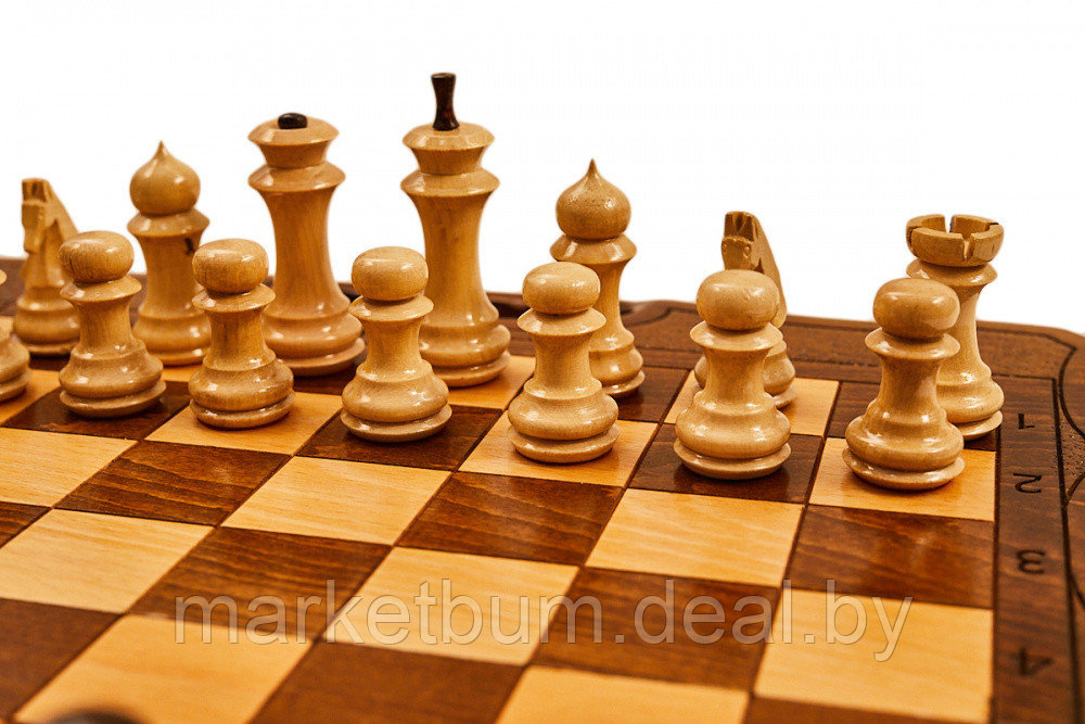 Шахматы + нарды резные 40 с ручкой - фото 4 - id-p207592041