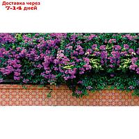 Фотобаннер, 300 × 200 см, с фотопечатью, люверсы шаг 1 м, "Фиолетовые цветы"