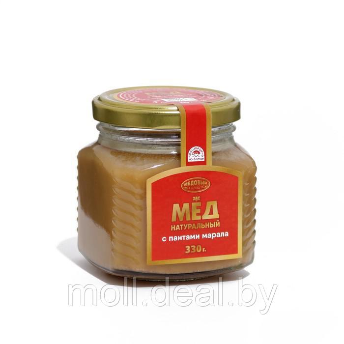 Мёд алтайский с пантами марала, 330 г - фото 1 - id-p207108595
