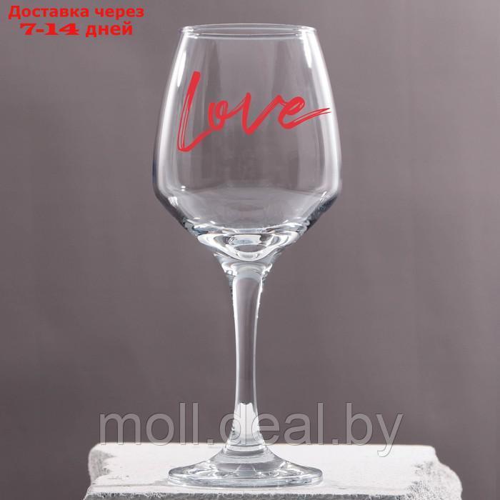 Бокал для вина "Love" 350 мл - фото 1 - id-p207106902
