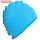 Шапочка для плавания взрослая, массажная, силиконовая, обхват 54-60 см, цвет голубой, фото 4