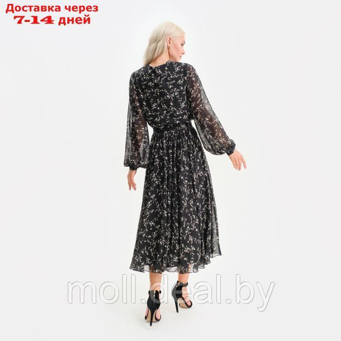 Платье женское MIST миди, р. 42, черный - фото 4 - id-p207532147