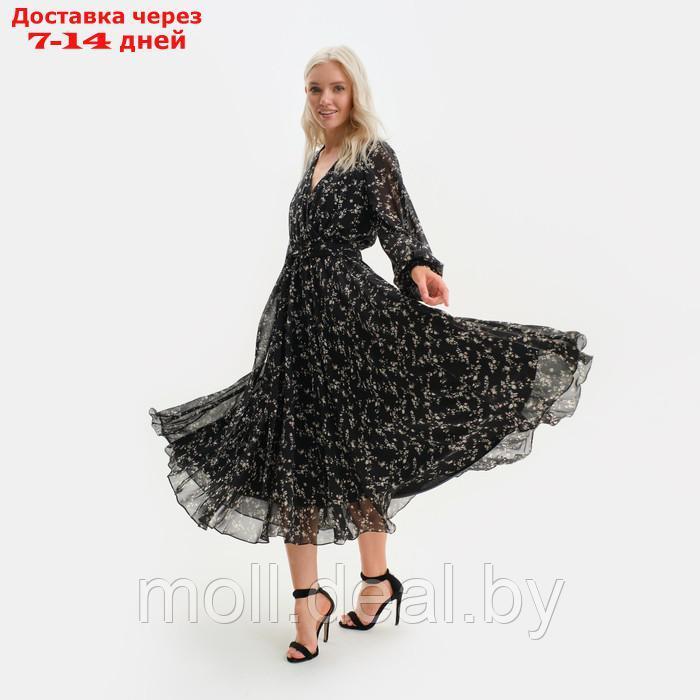 Платье женское MIST миди, р. 42, черный - фото 5 - id-p207532147