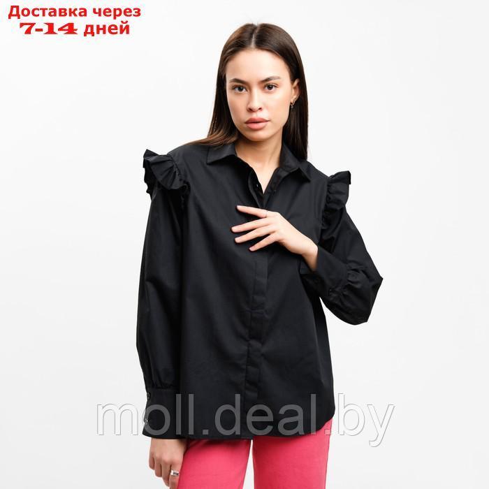 Рубашка женская MIST, р. 50, чёрный - фото 5 - id-p207532156