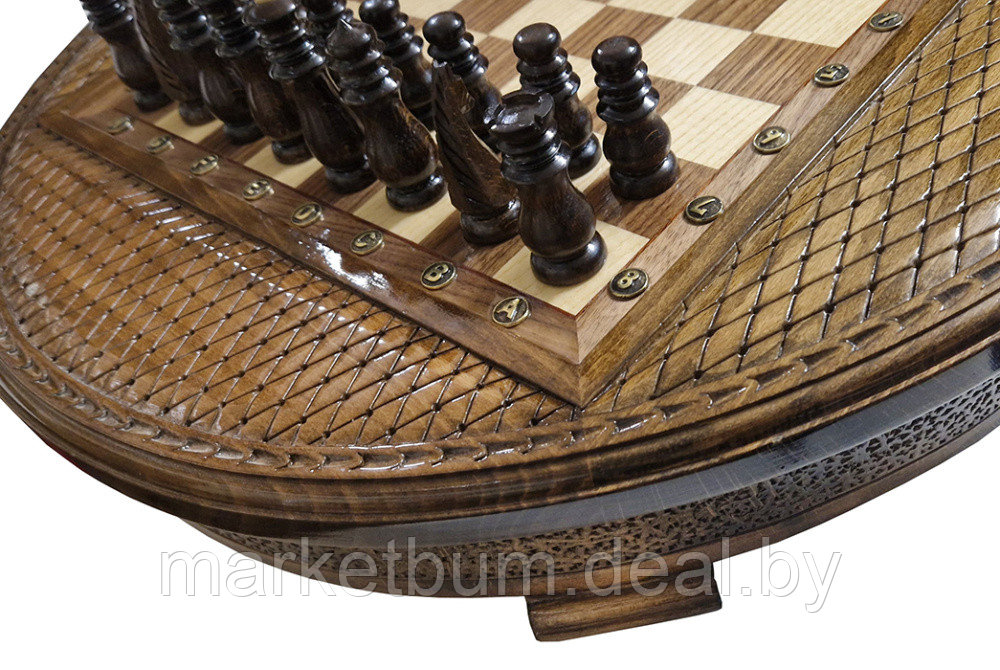 Шахматы резные в ларце "Лусин" 50 - фото 7 - id-p207592138