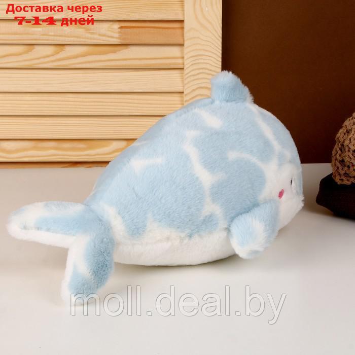 Мягкая игрушка "Дельфин", 32 см, цвет голубой - фото 3 - id-p207535324