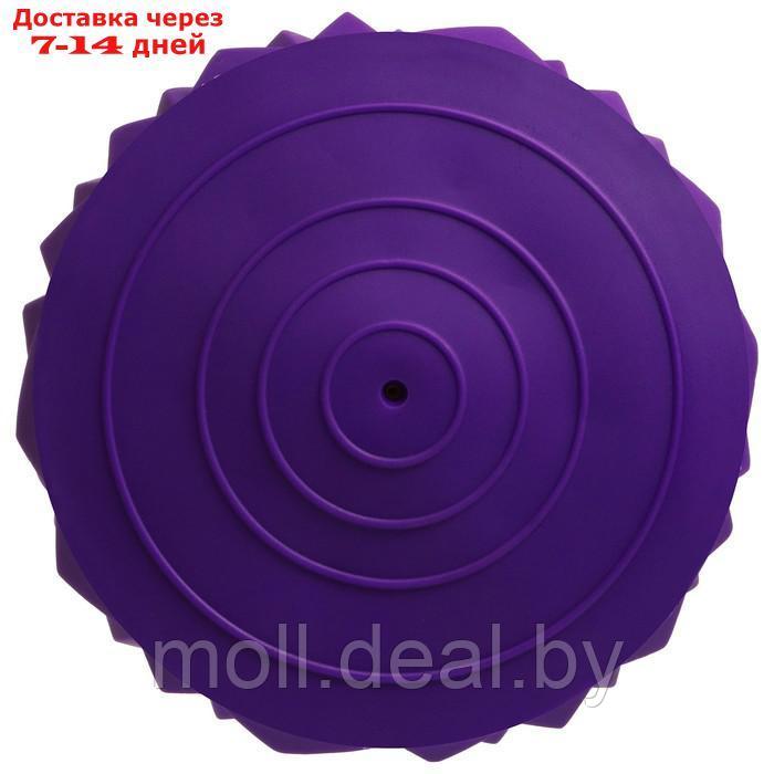 Полусфера массажная 16 х 16 х 9 см, вес 250 гр, цвет фиолетовый - фото 3 - id-p207533269