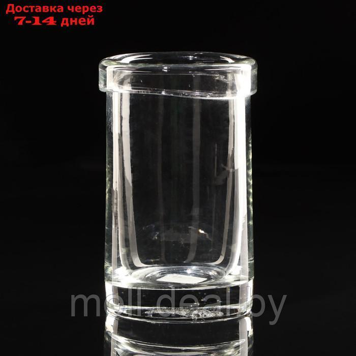 Вазацилиндр декоративная "Фиона-3",10х15 см, со свечой, - фото 2 - id-p207535379