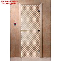 Дверь "Мираж", размер коробки 200 × 80 см, левая, цвет прозрачный