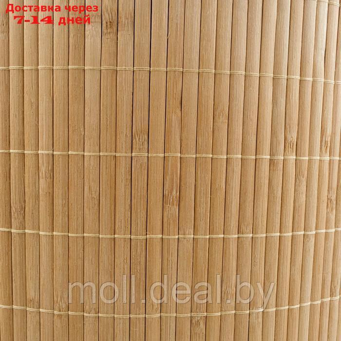 Корзина для белья, с крышкой, 34х34х52 см, бамбук,джут - фото 5 - id-p207538504