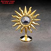 Сувенир "Солнце", 8,5х7х3 см, с кристаллами