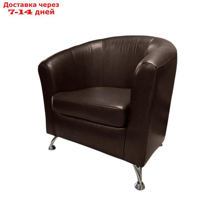 Кресло "Во" экокожа TEOS Dark Brown - фото 2 - id-p207522369