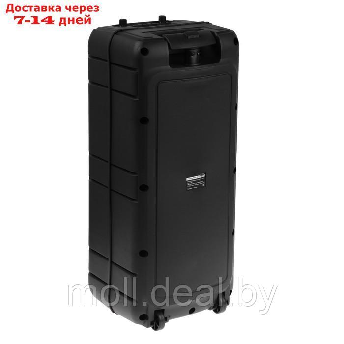 Портативная караоке система В52 Party Box, 40 Вт, FM, AUX, USB, BT, 4500 мАч, подсв., чёрная - фото 5 - id-p207532474