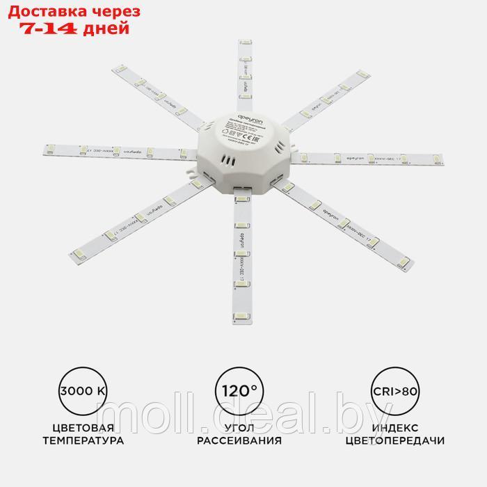 Модуль LED 220В 16Вт SMD5730 IP30 1200Лм 3000К Ø22см - фото 6 - id-p207108009