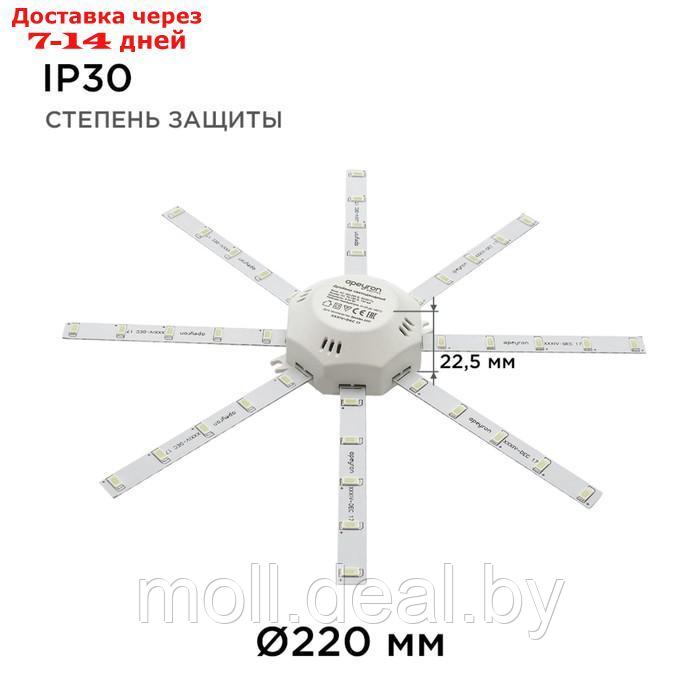 Модуль LED 220В 16Вт SMD5730 IP30 1200Лм 3000К Ø22см - фото 8 - id-p207108009