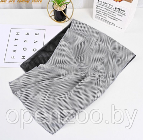 Спортивное охлаждающее полотенце Super Cooling Towel Серый - фото 1 - id-p207593248
