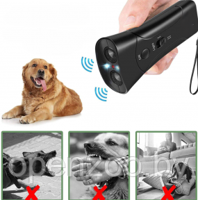 Ультразвуковой отпугиватель собак Ultrasonic Dog ChaserDog Trainner / Кликер для отпугивания собак и их - фото 1 - id-p207593251