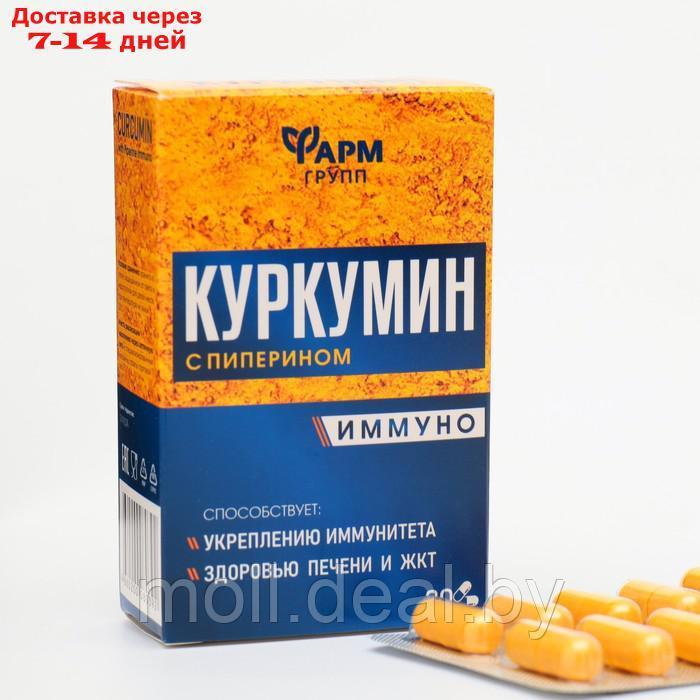 Куркумин с пиперином Иммуно, 30 капсул по 0,4 г - фото 1 - id-p207536719