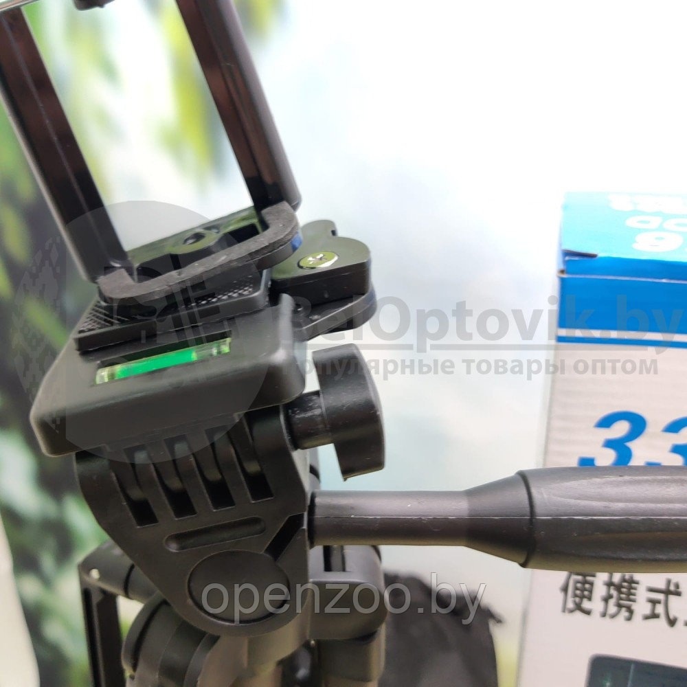 Штатив для камеры и телефона Tripod 3366 (52-140 см) с непромокаемым чехлом Бронза - фото 10 - id-p207594727