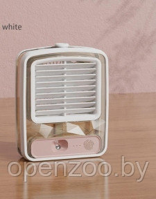 Настольный мини - вентилятор - увлажнитель Light air conditioning MINI FAN беспроводной / Кондиционер 2в1 - фото 1 - id-p207593257