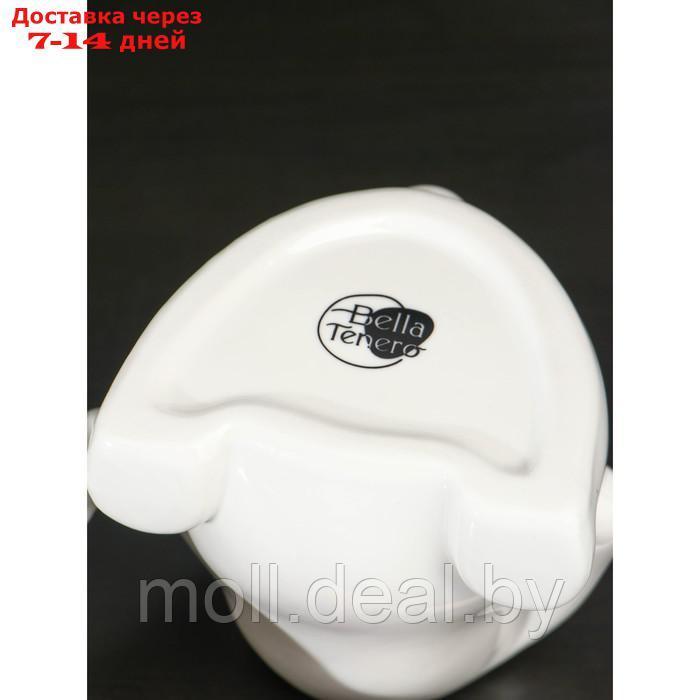 Ёмкость для меда фарфоровая с ложкой BellaTenero "Мишка", 280 мл, 9,5×12 см, цвет белый - фото 6 - id-p207108064