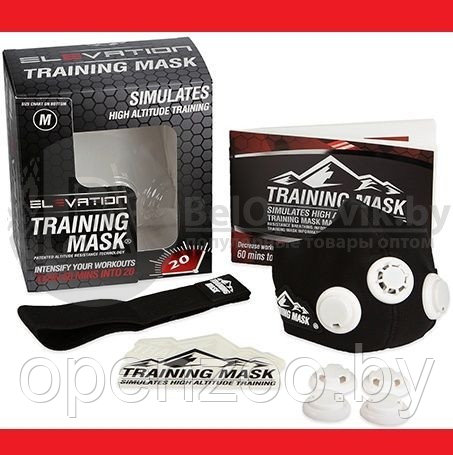 Тренировочная маска Elevation Training Mask 2.0, размер М / ХИТ. Лучшая цена. - фото 9 - id-p207597047