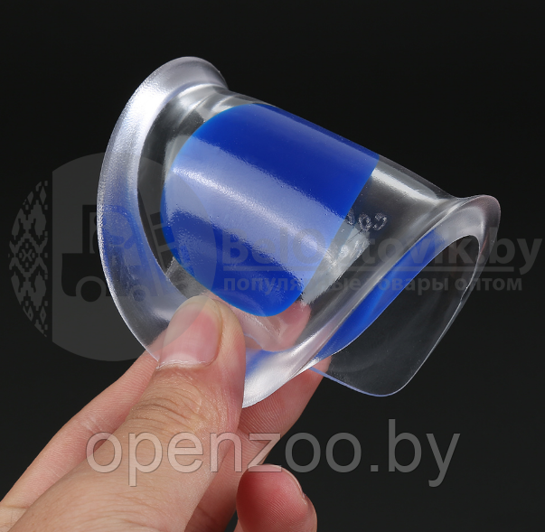 Подпяточник силиконовый с бортиком от пяточной шпоры (стельки)Comfort Heel Cup Синий - фото 5 - id-p207596590