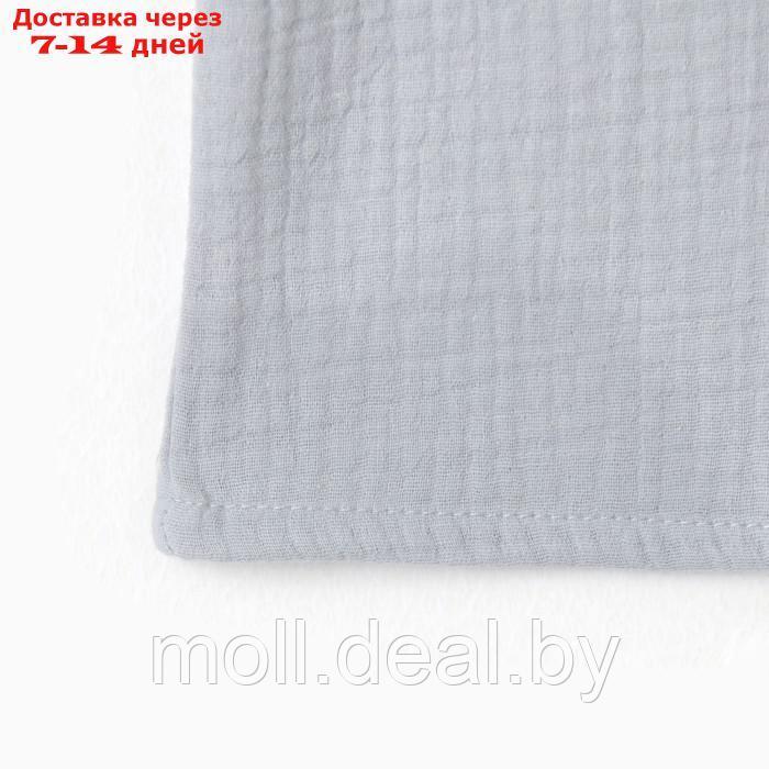 Костюм (футболка и шорты ) детский KAFTAN "Муслин", р.30 (98-104 см) серый - фото 2 - id-p207532646