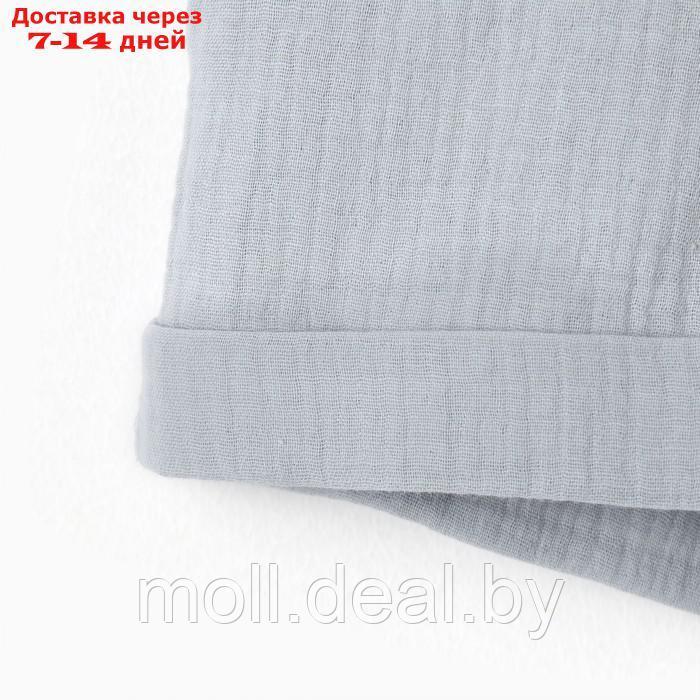 Костюм (футболка и шорты ) детский KAFTAN "Муслин", р.30 (98-104 см) серый - фото 9 - id-p207532646